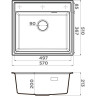 Мойка OMOIKIRI DAISEN 57-BL Artgranit/черный 4997308